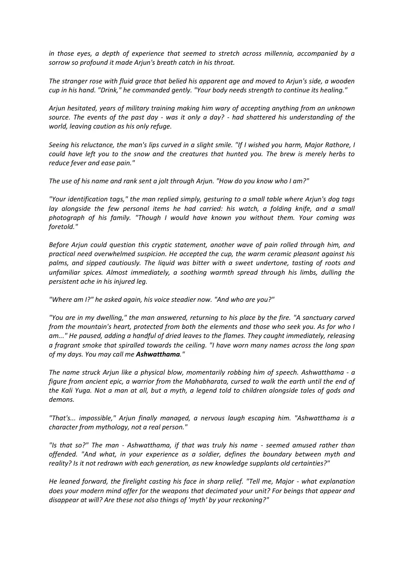 The Ashwatthama Paradox sample page 13