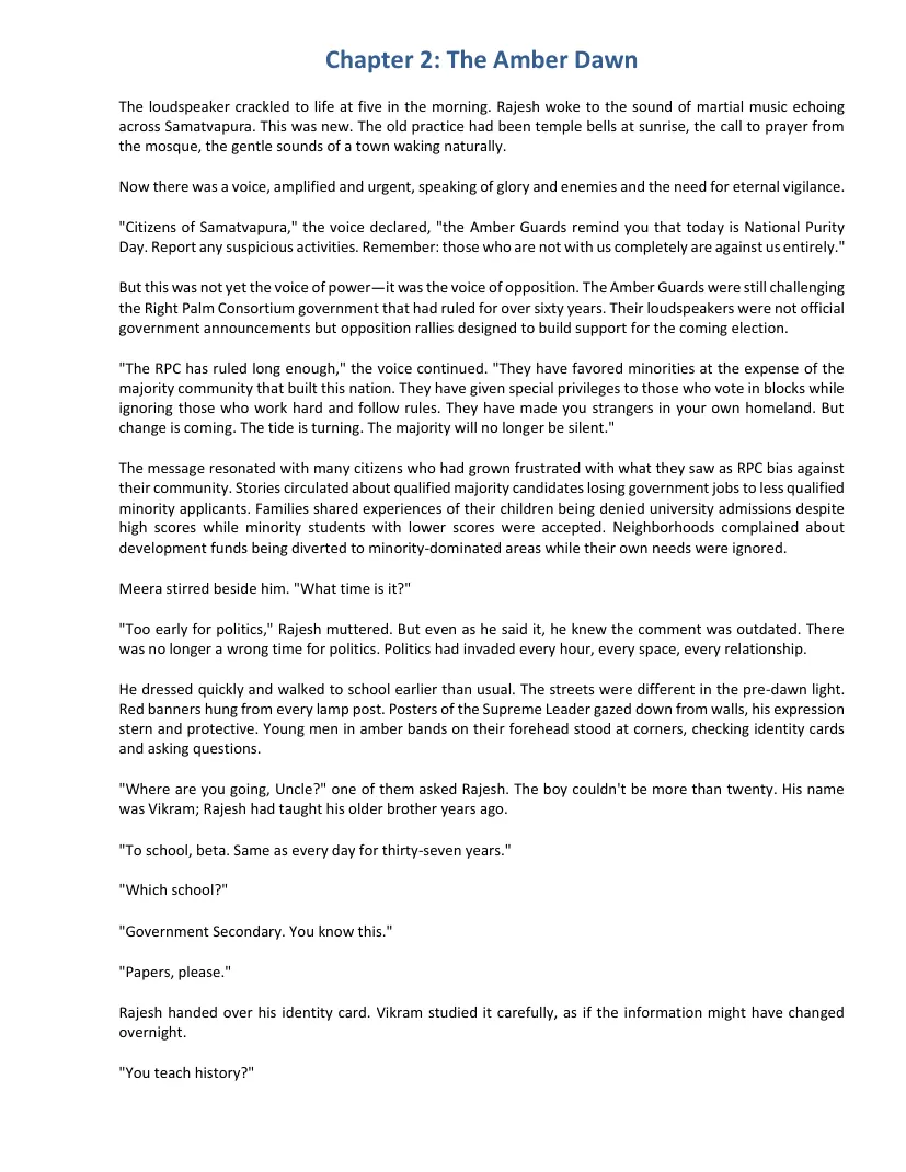 Between the Monsoons sample page 5