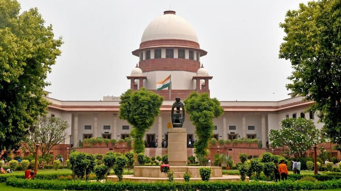The Supreme Court of India building in New Delhi, representing judicial independence and constitutional review.